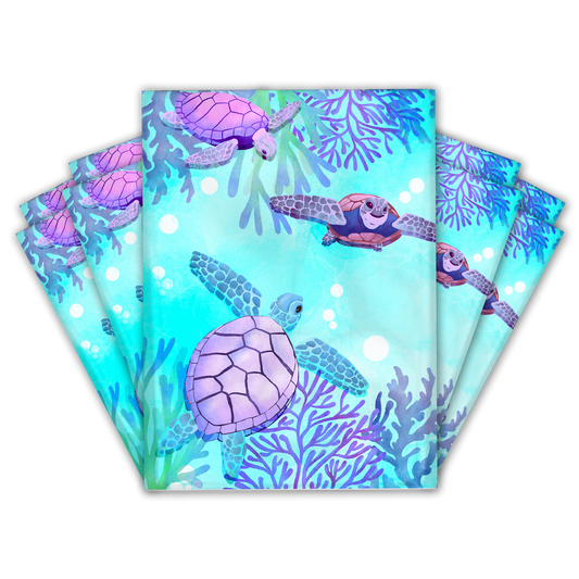 10x13" Poly Mailers - Magical Sea