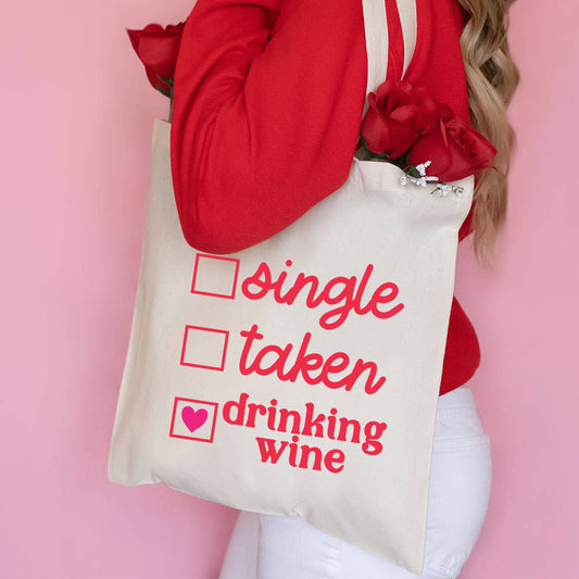 Valentine's Day Canvas Totes