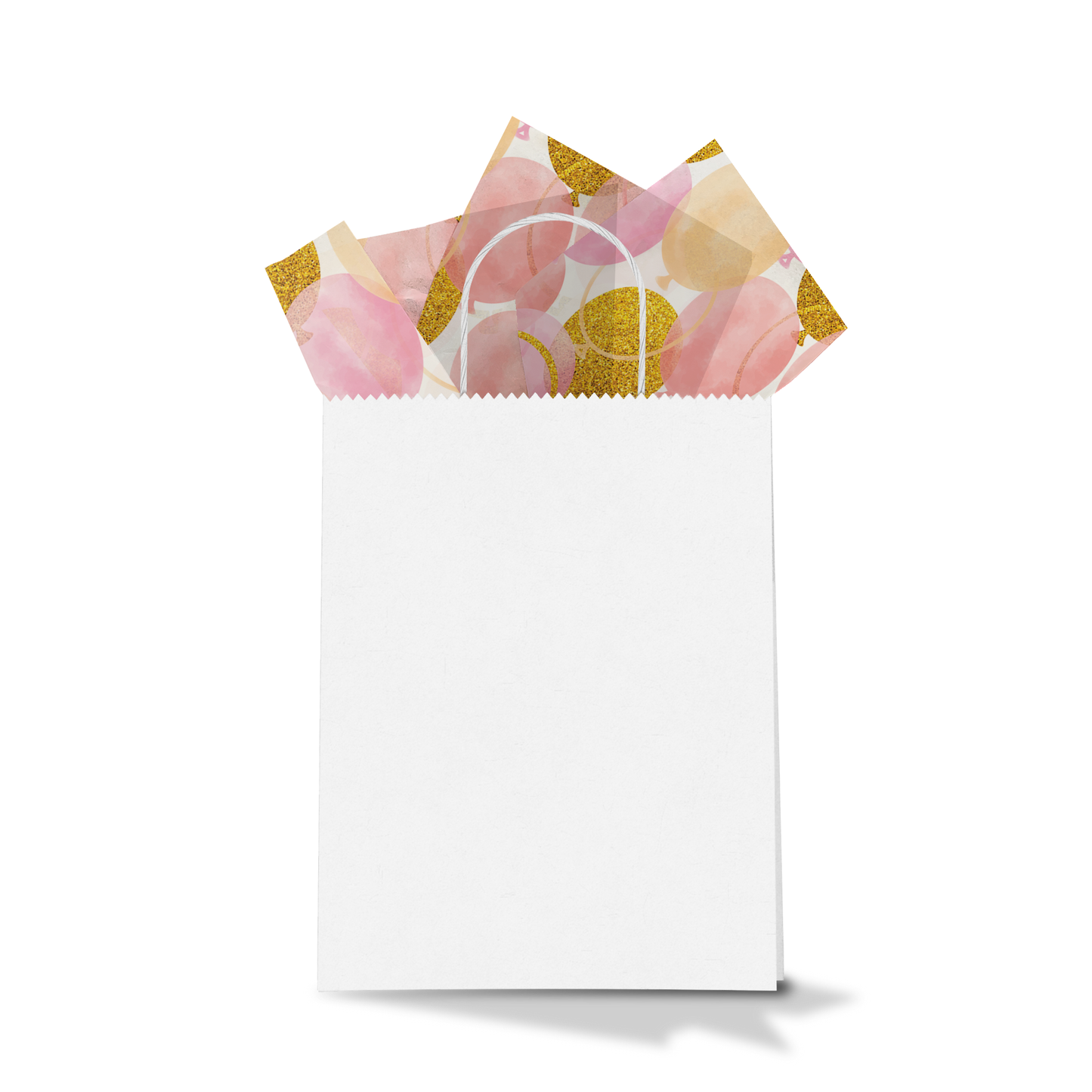 Pink and Gold Tissue Paper, Wrapping Paper