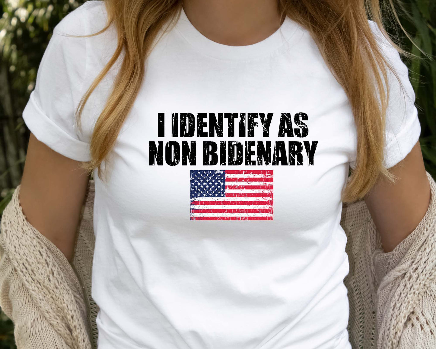 I Identify as non Bidenary Shirt, FJB Shirt