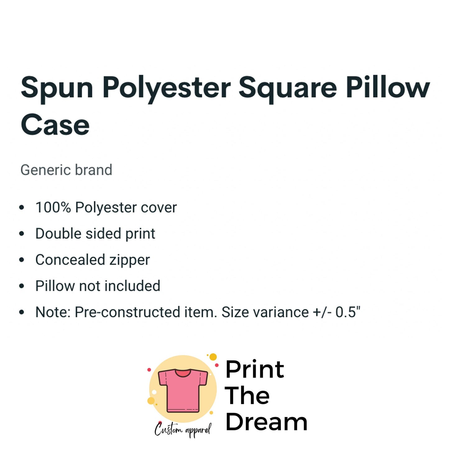 Pray Without Ceasing Pillow Case