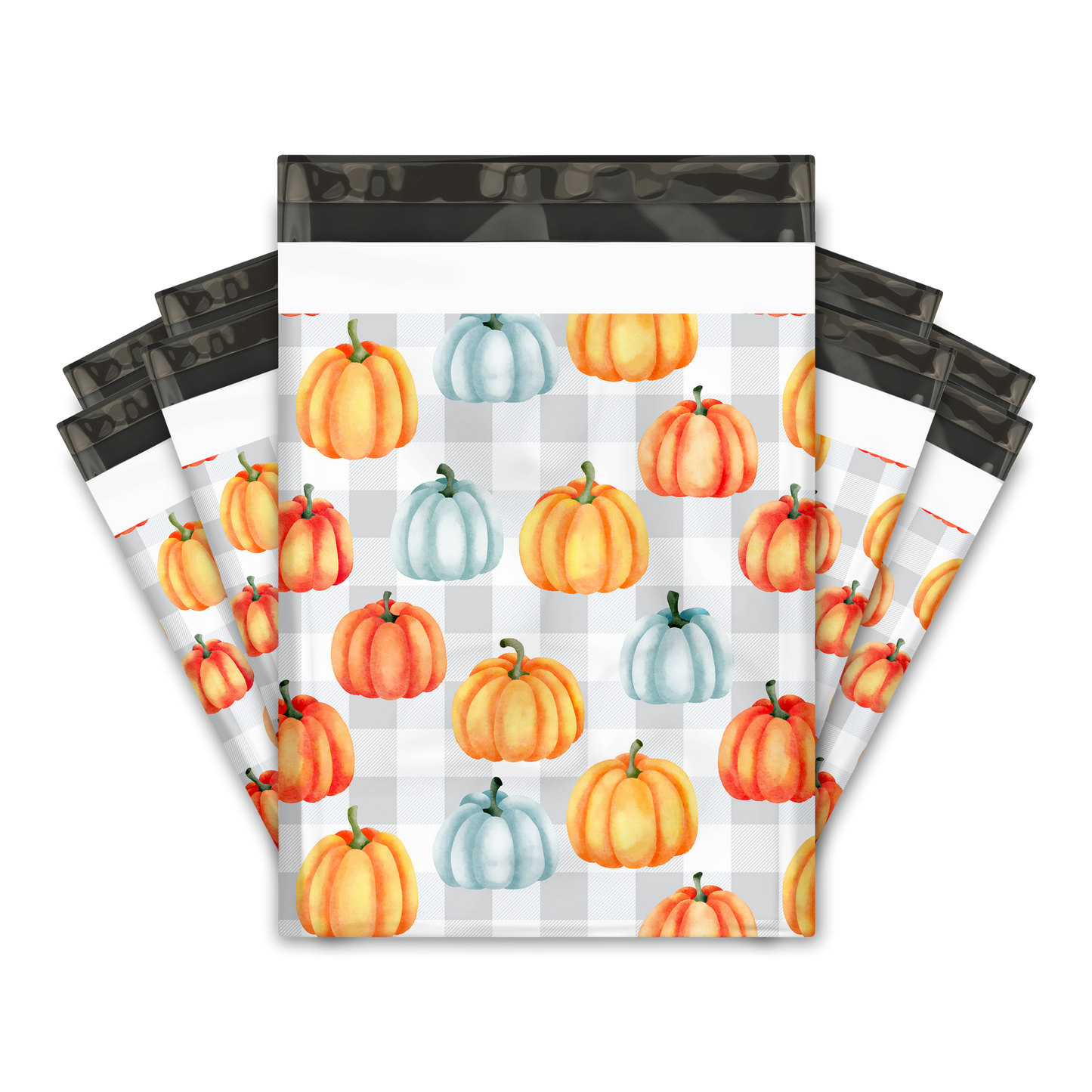 10x13" Poly Mailers - Pumpkins