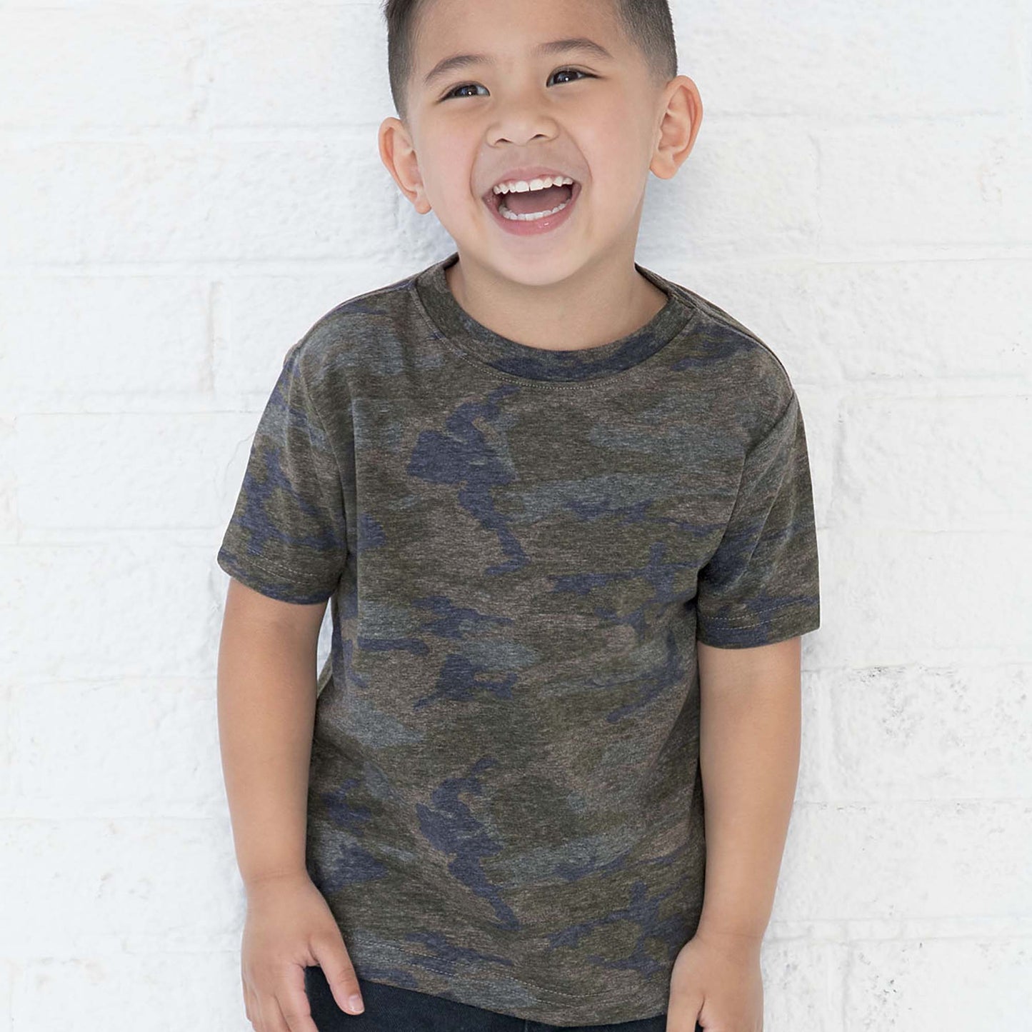 Toddler Camo Tee Shirt,Rabbit Skins Toddler Fine Jersey Tee