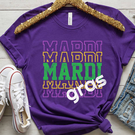 Mardi Gras Purple Shirt
