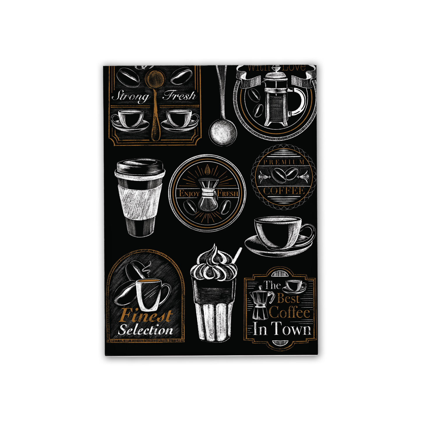 10x13" Poly Mailers - Coffee Shop