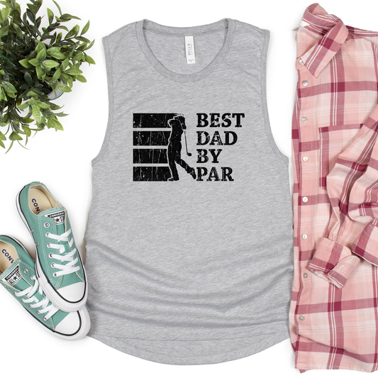 Best Dad By Par Tank Top