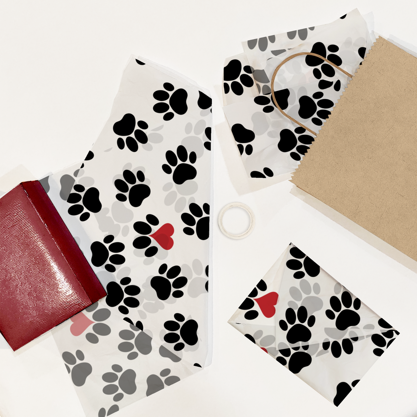 Paws Tissue Paper, Wrapping Paper