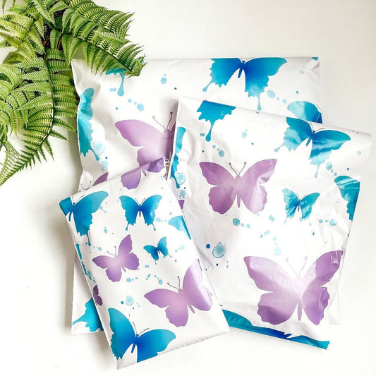 14x17" Butterflies Poly Mailers