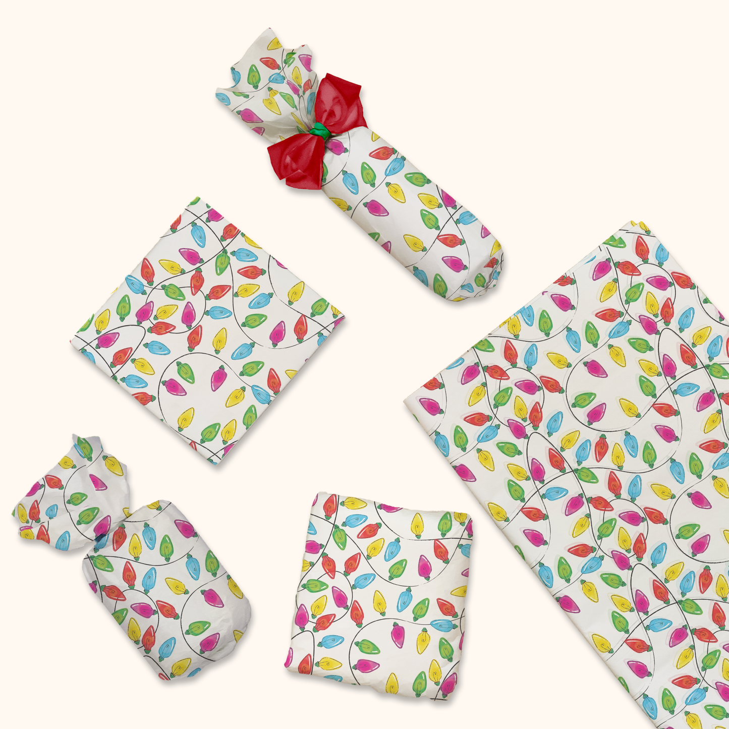 Christmas Lights Tissue Paper, Wrapping Paper