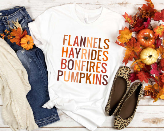 Bonfires Fall Tee