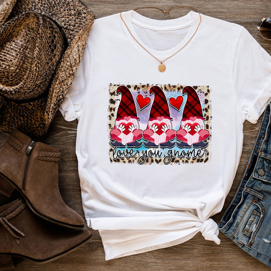 Love you Gnome Valentine's Day Shirt