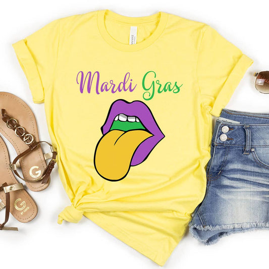 Mardi Gras Tongue Women's Shirt