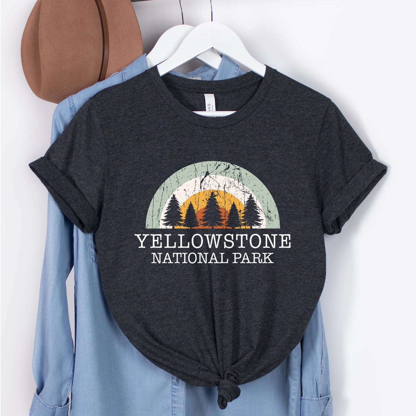 Retro Yellowstone Shirt, National Park T-shirt