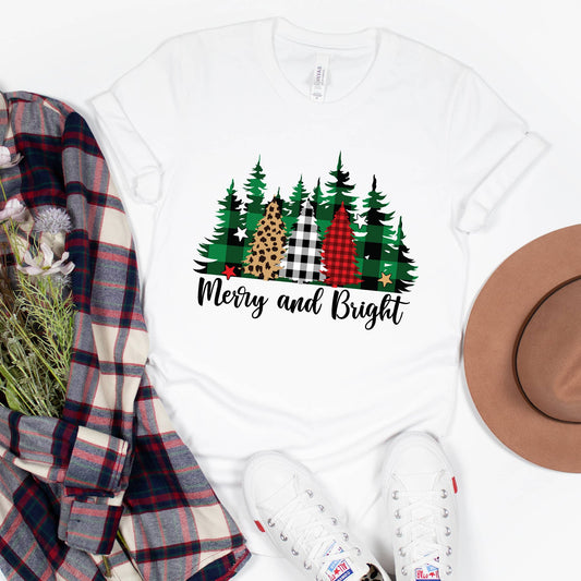 Merry and Bright Christmas Shirt