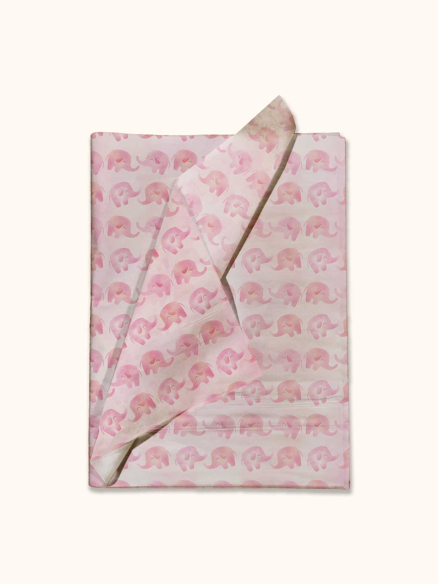 Pink Elephant Tissue Paper, Wrapping Paper