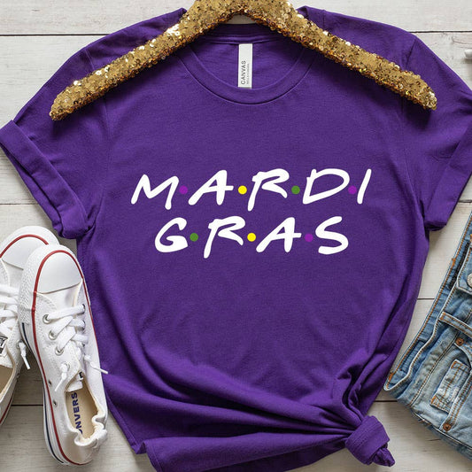 Friends Mardi Gras Tee