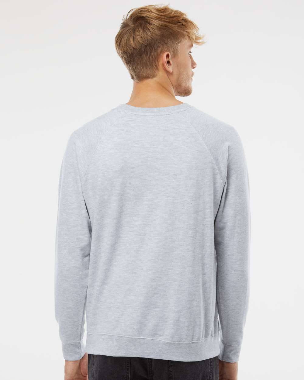 Unisex Lightweight Loopback Terry Crewneck Sweatshirt