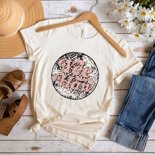 YeeHaw Floral Rodeo Shirt